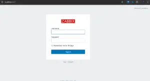 form login zabbix