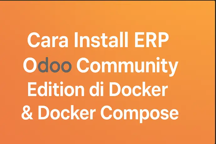 cara install erp odoo comunity edition di docker